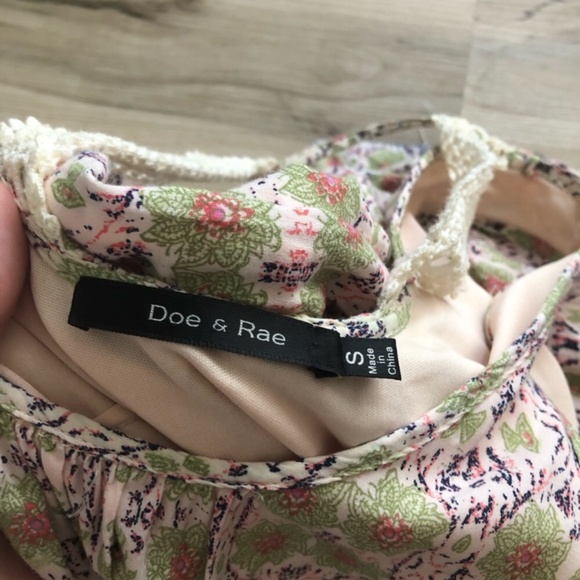 Doe & Rae Pink Ruffled Tiered Halter Sundress - Picture 7 of 8